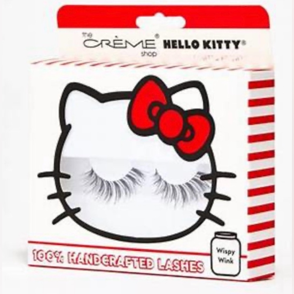 The Crème Shop x Sanrio Hello Kitty 100% Handcrafted Lashes – Wispy Wink NWT